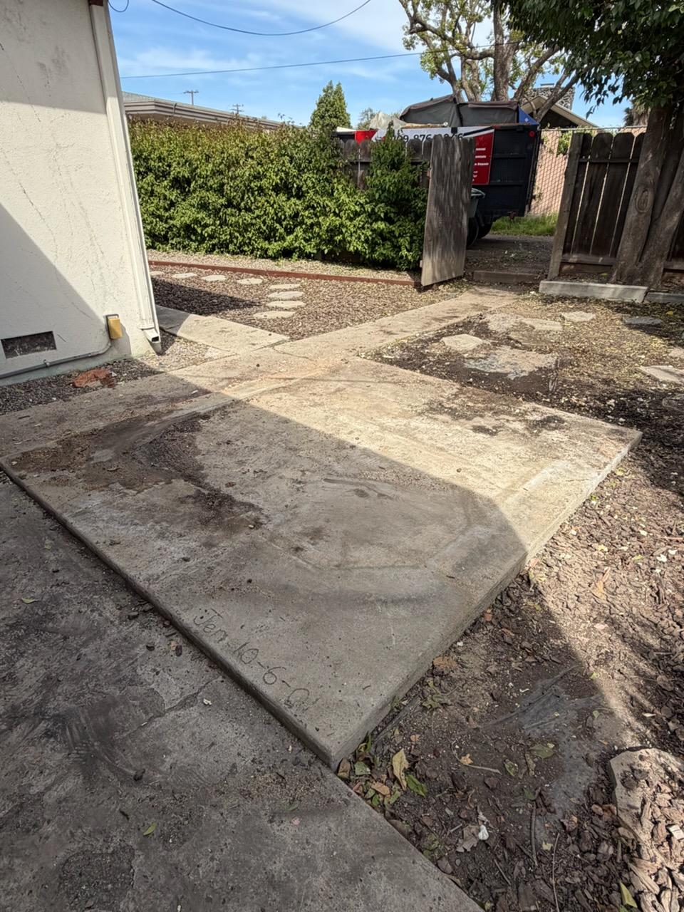 After Hot Tub Removal & Haul Away in Modesto, CA, CA
