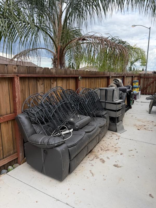 Before Patio Furniture & Backyard Junk Removal in Turlock, CA, CA