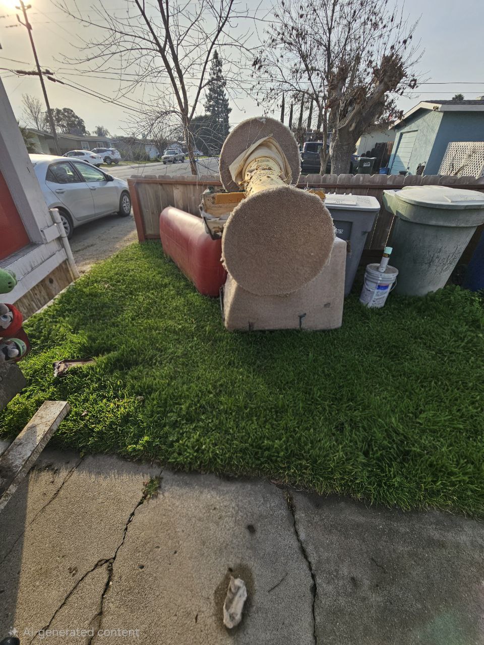 Residential Furniture Removal before the JP Junk Removal crew began work in Central Valley, CA