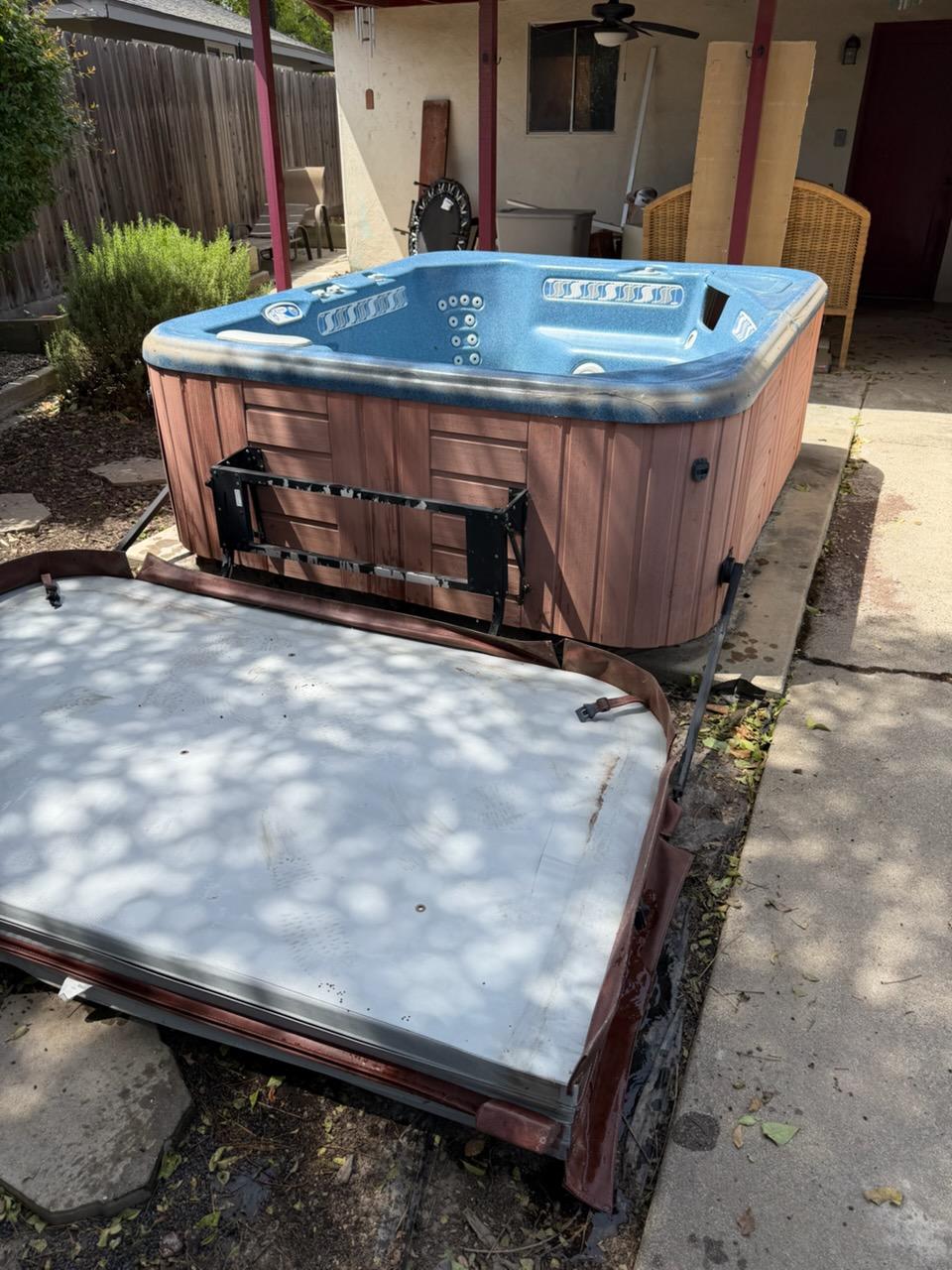 Before Hot Tub Removal & Haul Away in Modesto, CA, CA